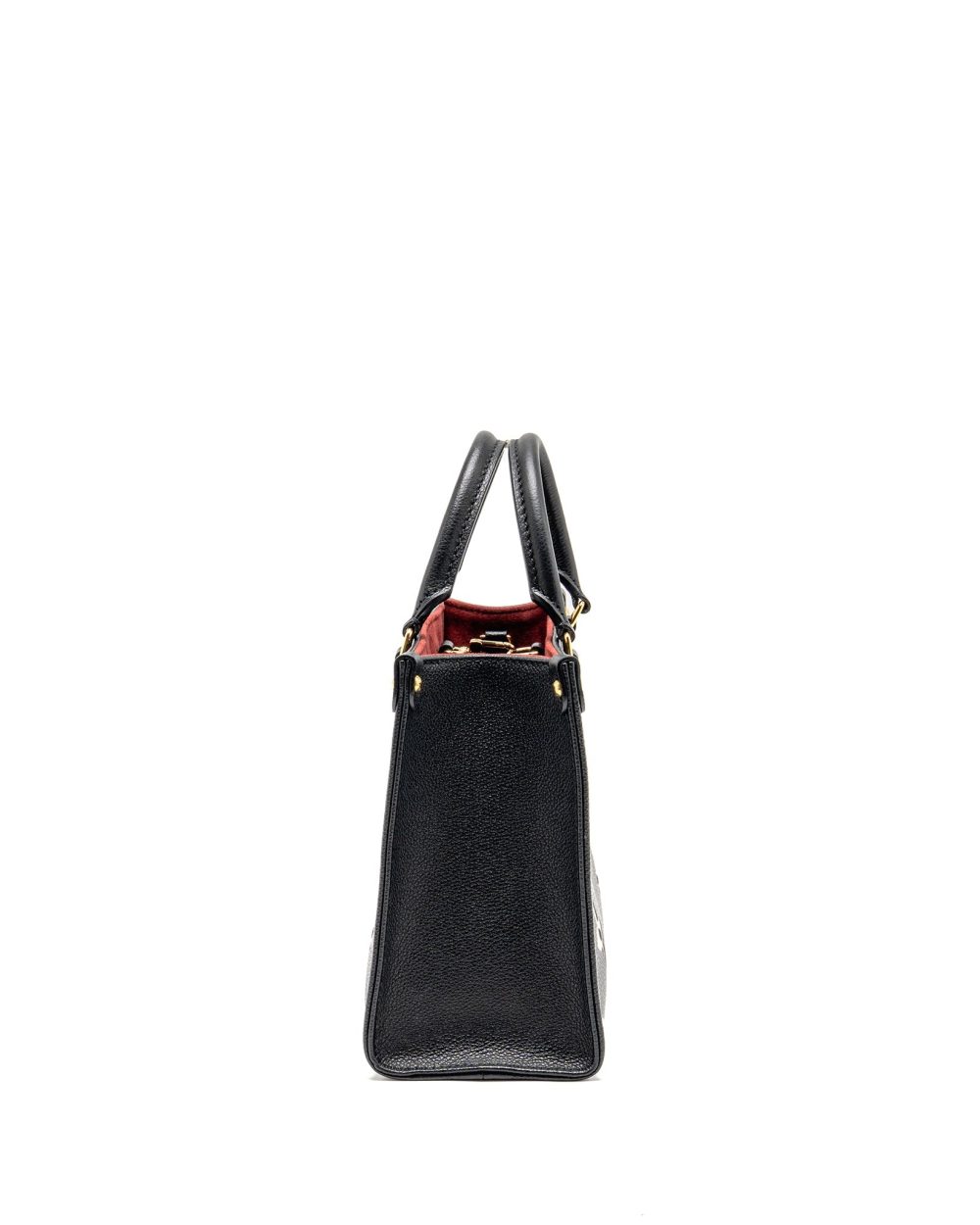 AAA Replica Louis Vuitton LV ONTHEGO BB BICOLOUR MONOGRAM EMPREINTE LEATHER BLACK/BEIGE GHW