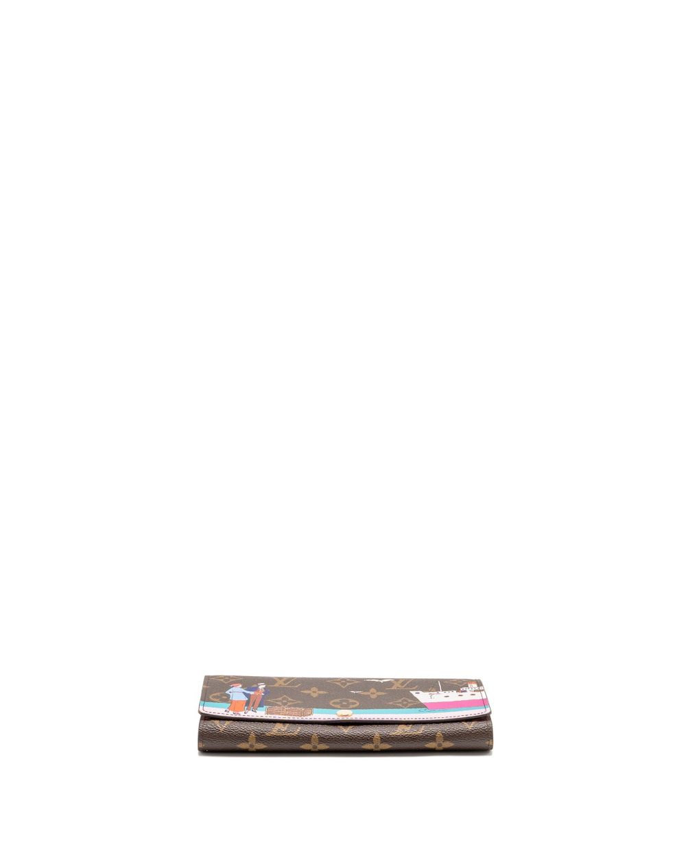 AAA Replica Louis Vuitton LV SARAH WALLET 2016 CHRISTMAS LIMITED EDITION MONOGRAM CANVAS ROSE BALLERINE GHW