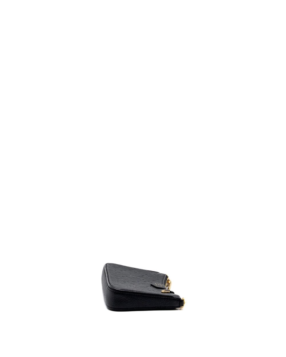 AAA Replica Louis Vuitton LV EASY POUCH ON STRAP MONOGRAM EMPREINTE BLACK GHW (NEW VERSION)