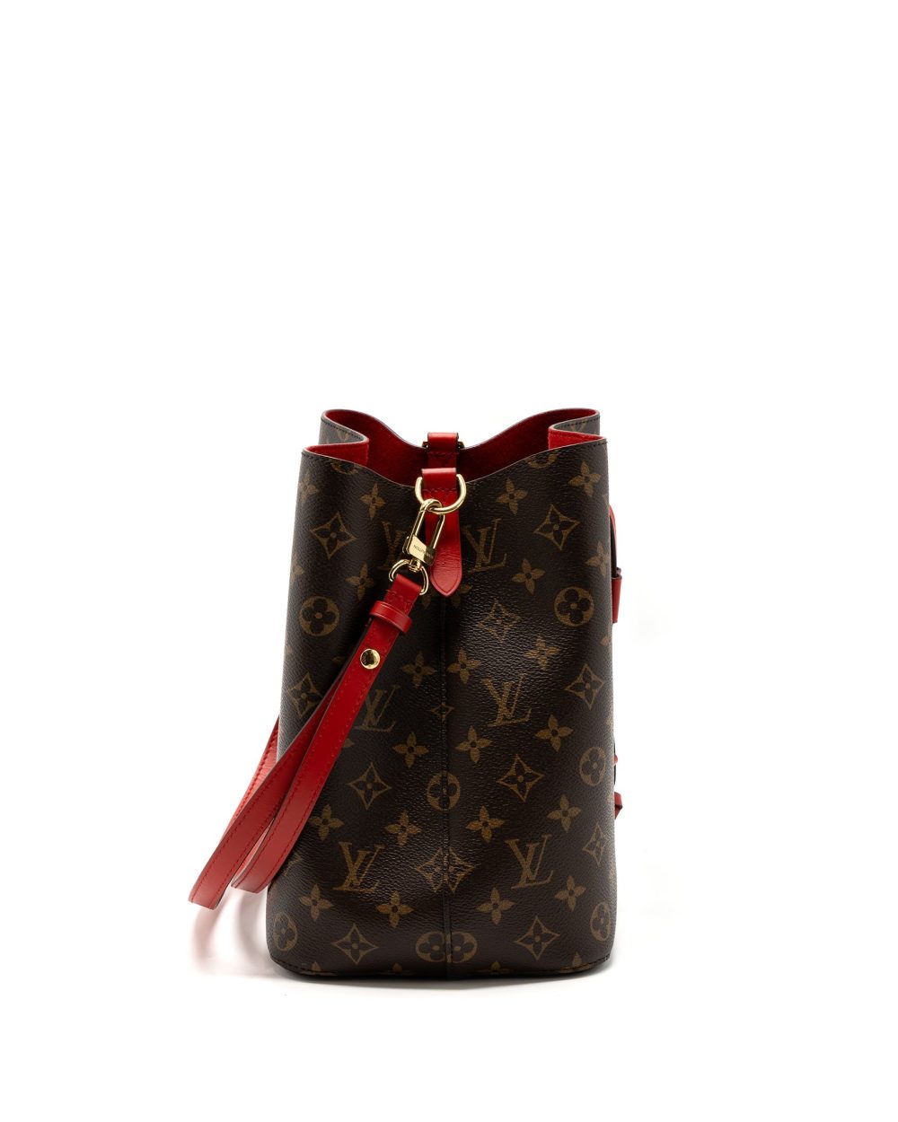 AAA Replica Louis Vuitton LV NEONOE MONOGRAM CANVAS / RED GHW