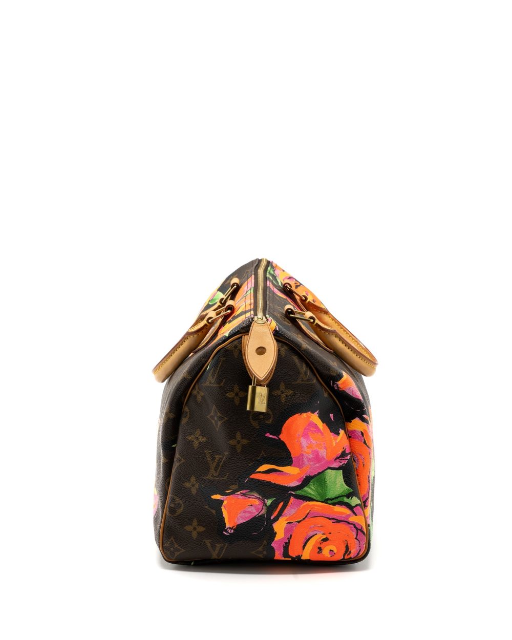 AAA Replica Louis Vuitton LV SPEEDY 30 LIMITED FLOWER PRINT MONOGRAM CANVAS GHW