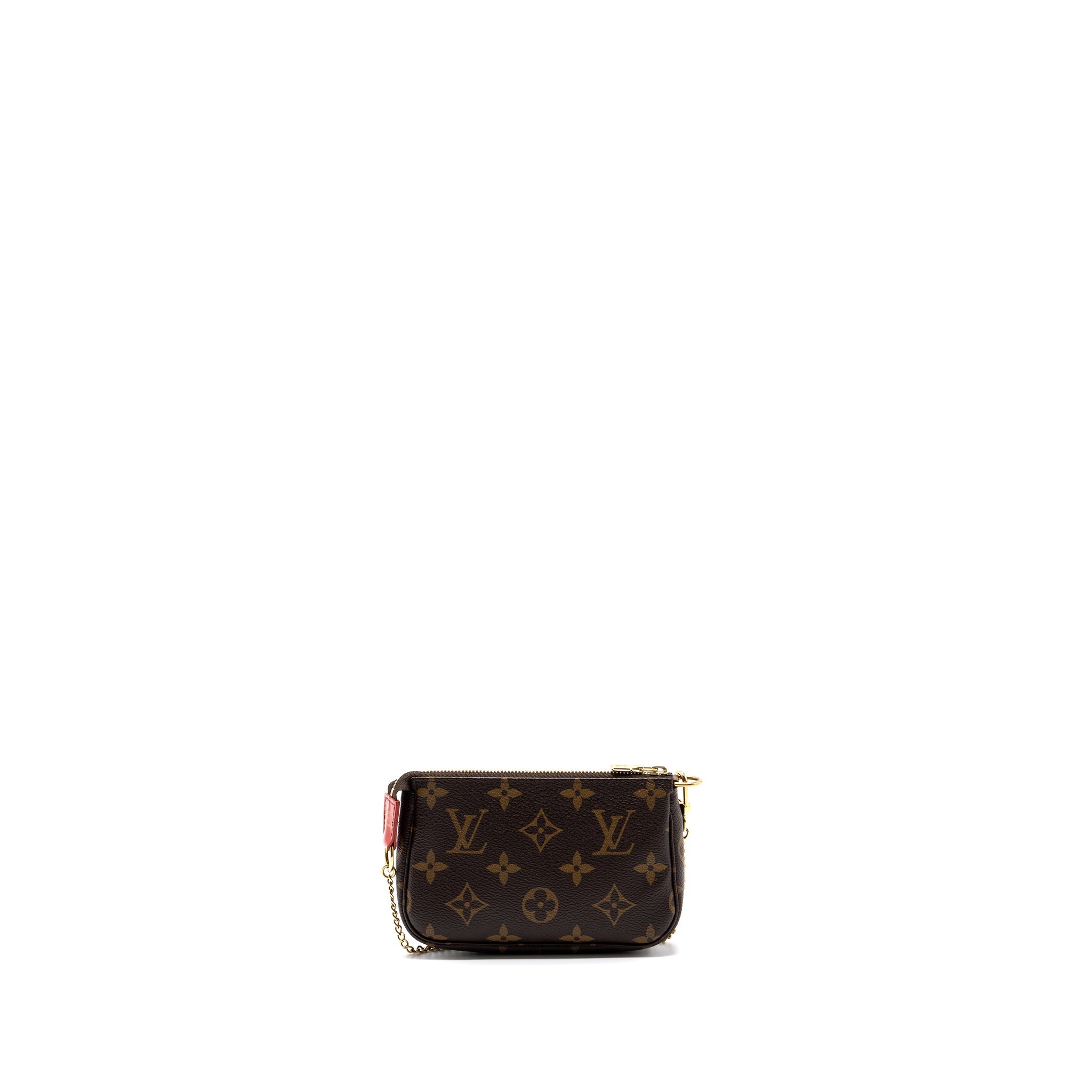 AAA Replica Louis Vuitton LV MINI POCHETTE ACCESSORIES 2020 CHRISTMAS MONOGRAM CANVAS GHW
