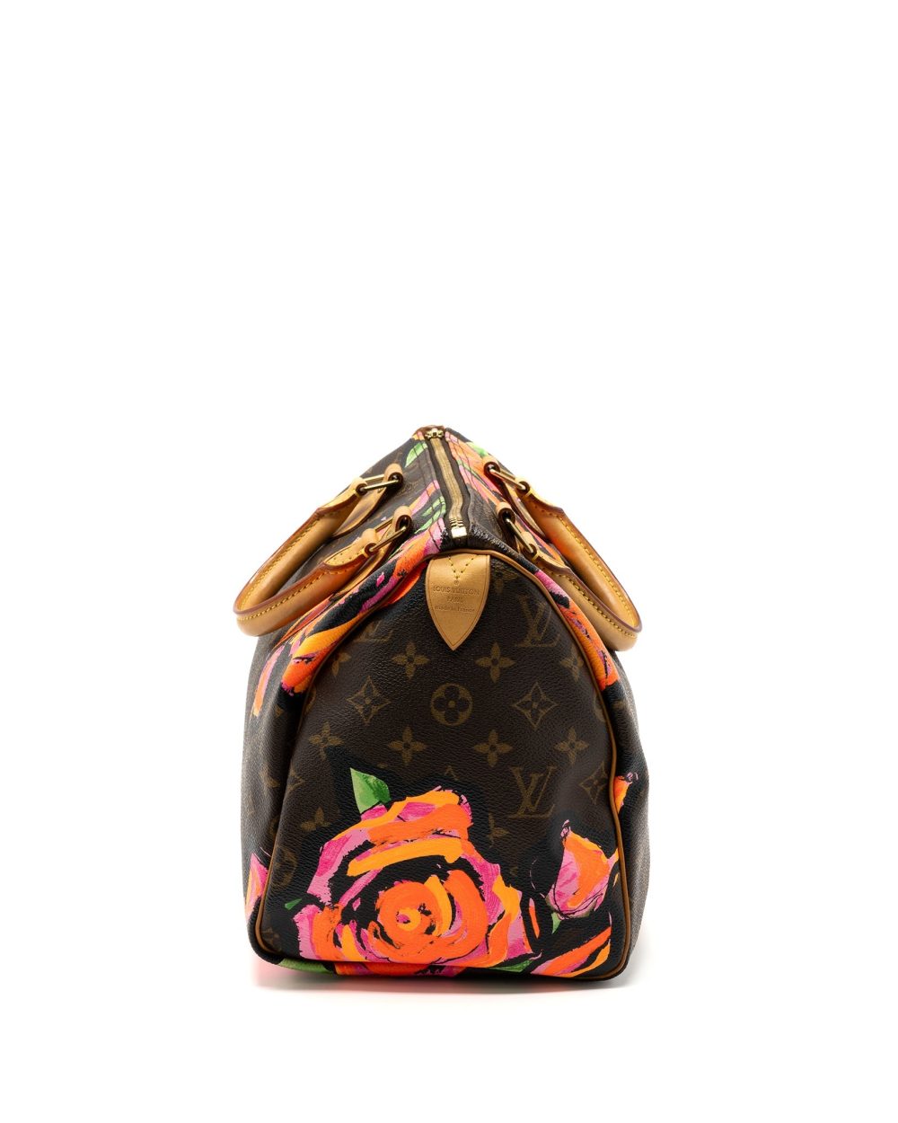 AAA Replica Louis Vuitton LV SPEEDY 30 LIMITED FLOWER PRINT MONOGRAM CANVAS GHW