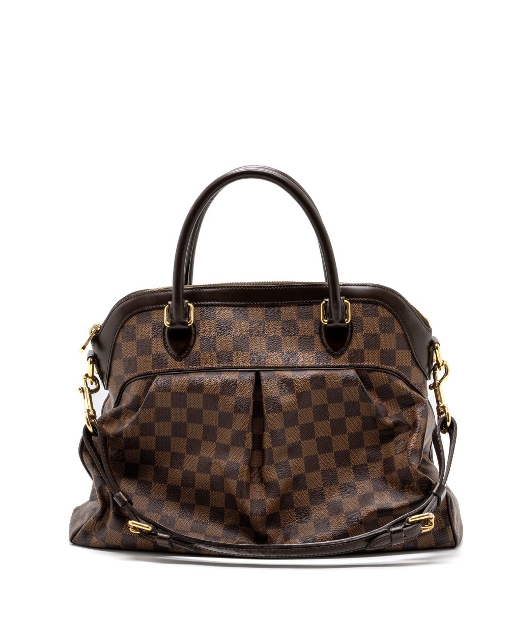 AAA Replica Louis Vuitton LV TREVI GM HANDBAG DAMIER EBENE GHW