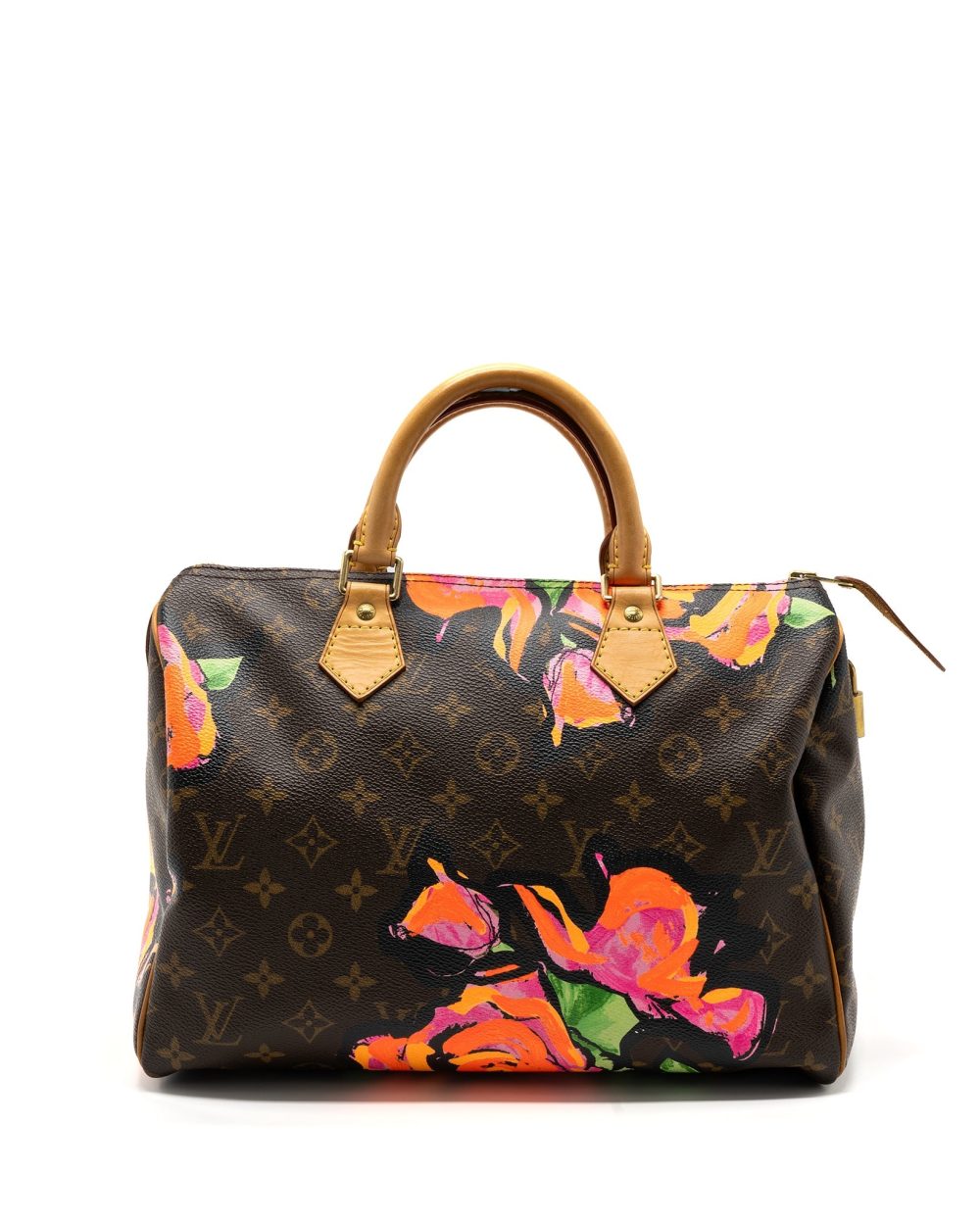 AAA Replica Louis Vuitton LV SPEEDY 30 LIMITED FLOWER PRINT MONOGRAM CANVAS GHW
