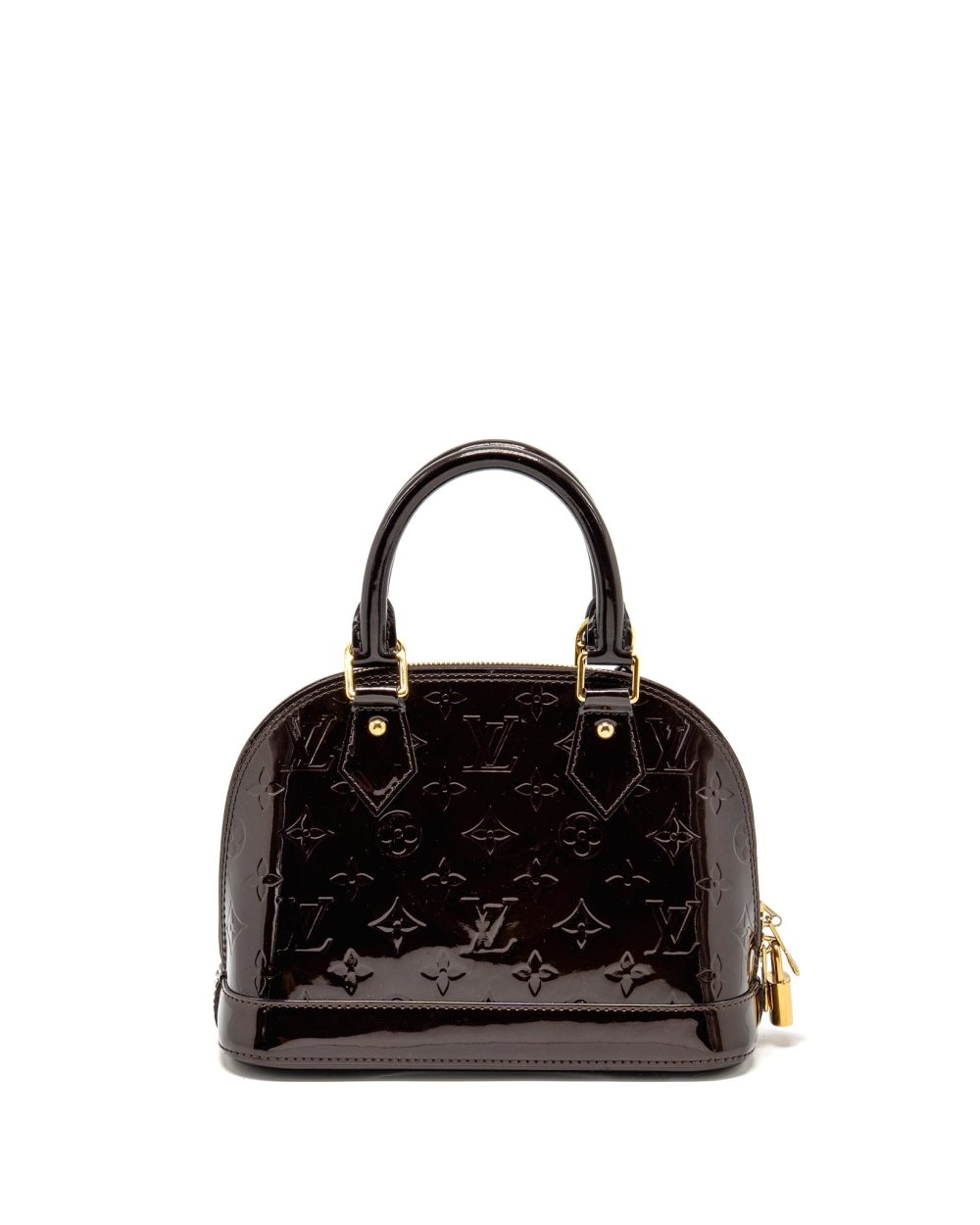 AAA Replica Louis Vuitton LV ALMA BB PATENT AMATANTE GHW