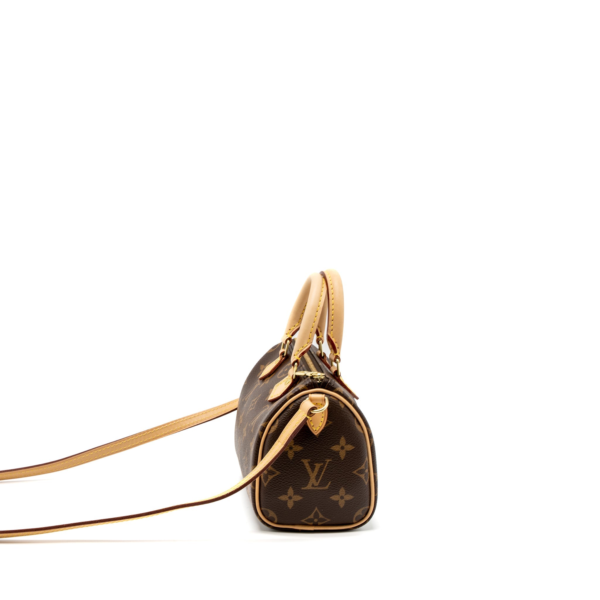 AAA Replica Louis Vuitton LV NANO SPEEDY MONOGRAM CANVAS GHW (OLD VERSION)