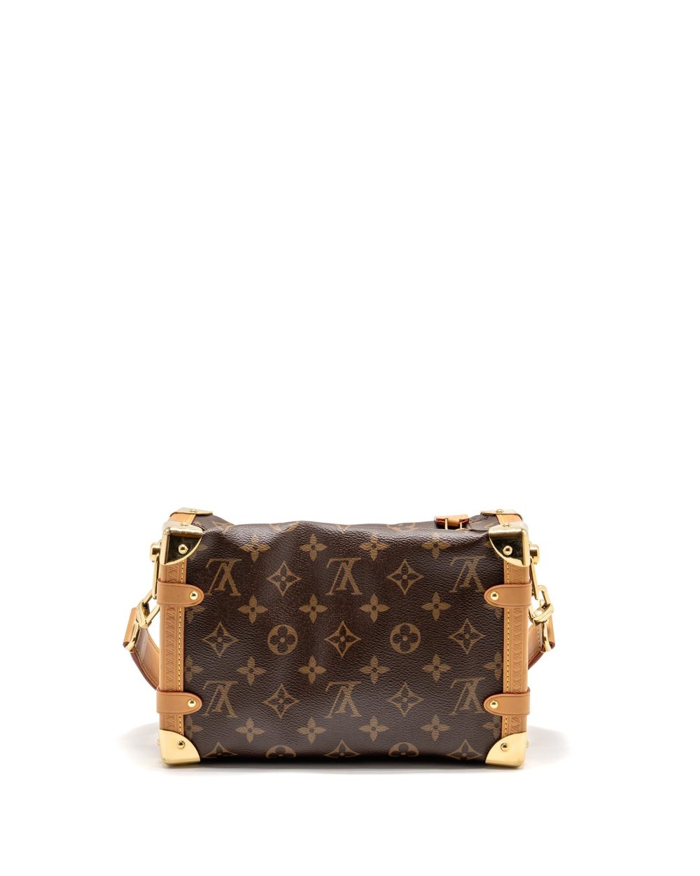 AAA Replica Louis Vuitton LV SIDE TRUNK MM MONOGRAM CANVAS GHW