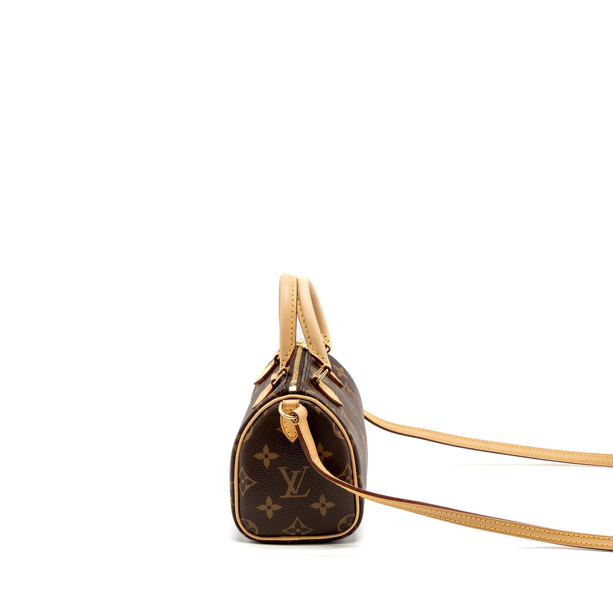 AAA Replica Louis Vuitton LV NANO SPEEDY MONOGRAM CANVAS GHW (OLD VERSION)