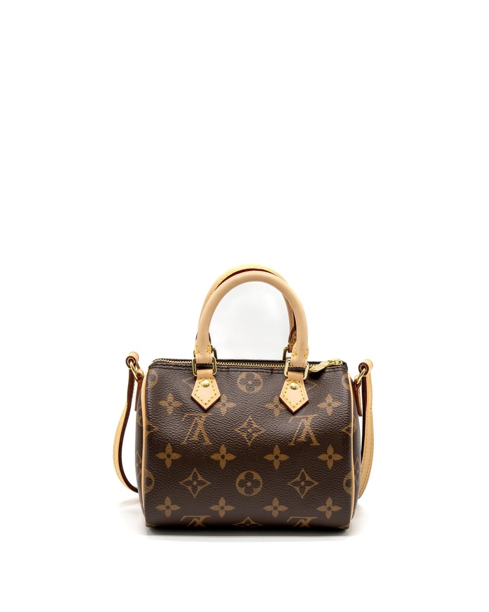 AAA Replica Louis Vuitton LV NANO SPEEDY MONOGRAM CANVAS GHW (OLD VERSION)