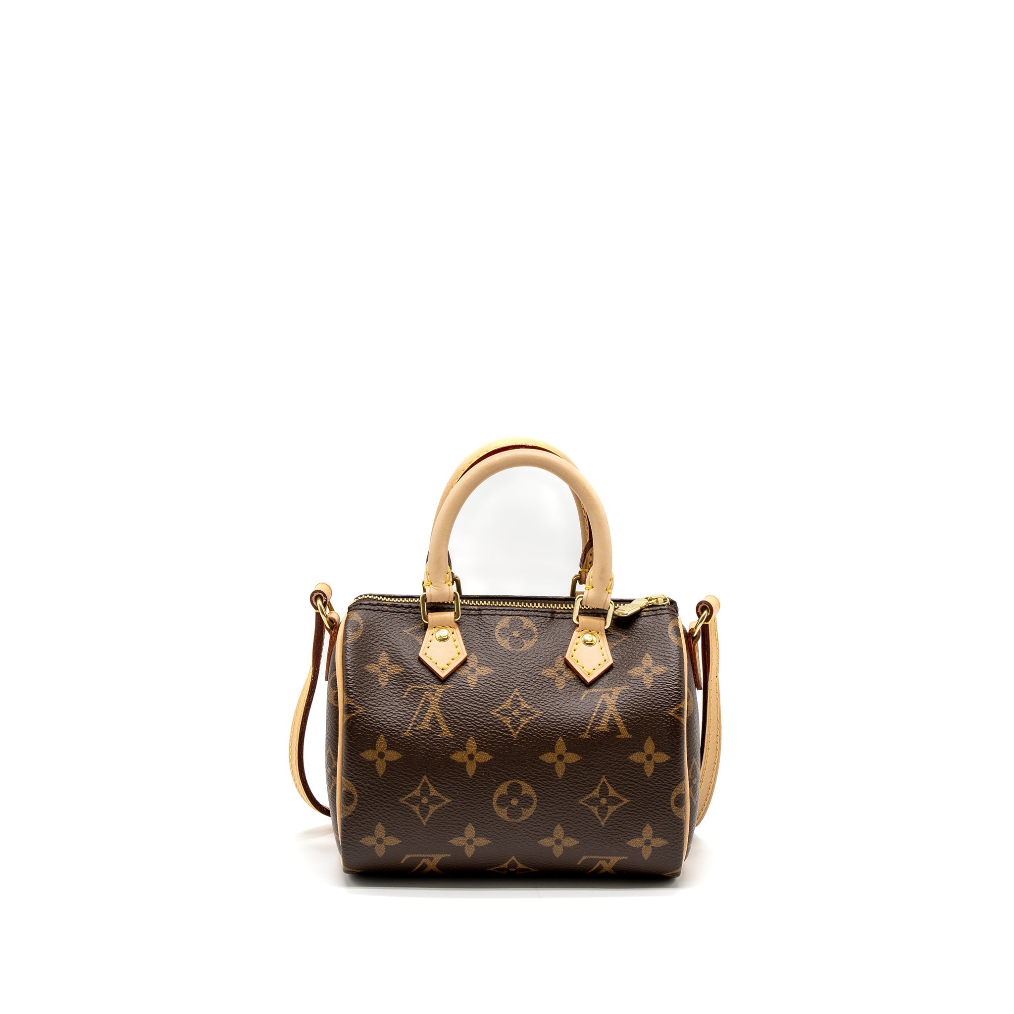 AAA Replica Louis Vuitton LV NANO SPEEDY MONOGRAM CANVAS GHW (OLD VERSION)