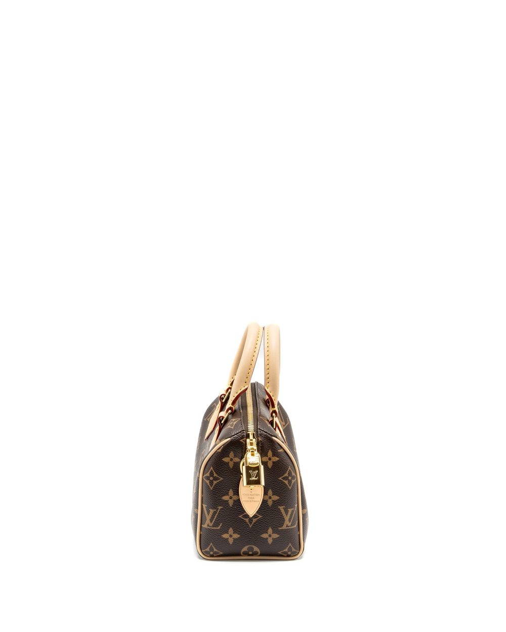 AAA Replica Louis Vuitton LV SPEEDY BANDOULIERE 20 MONOGRAM CANVAS BLACK STRAP GHW