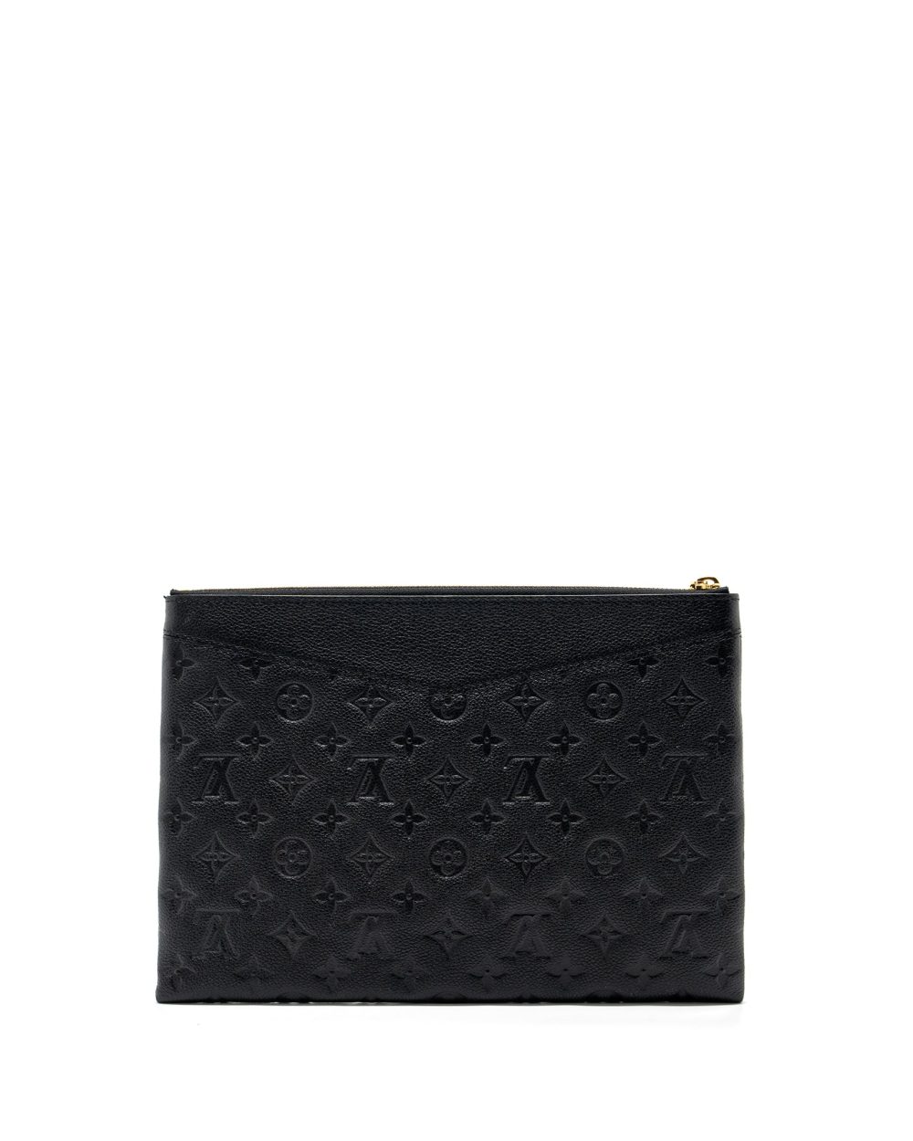 AAA Replica Louis Vuitton LV CLUTCH MONOGRAM EMPREINTE CALFSKIN BALCK GHW