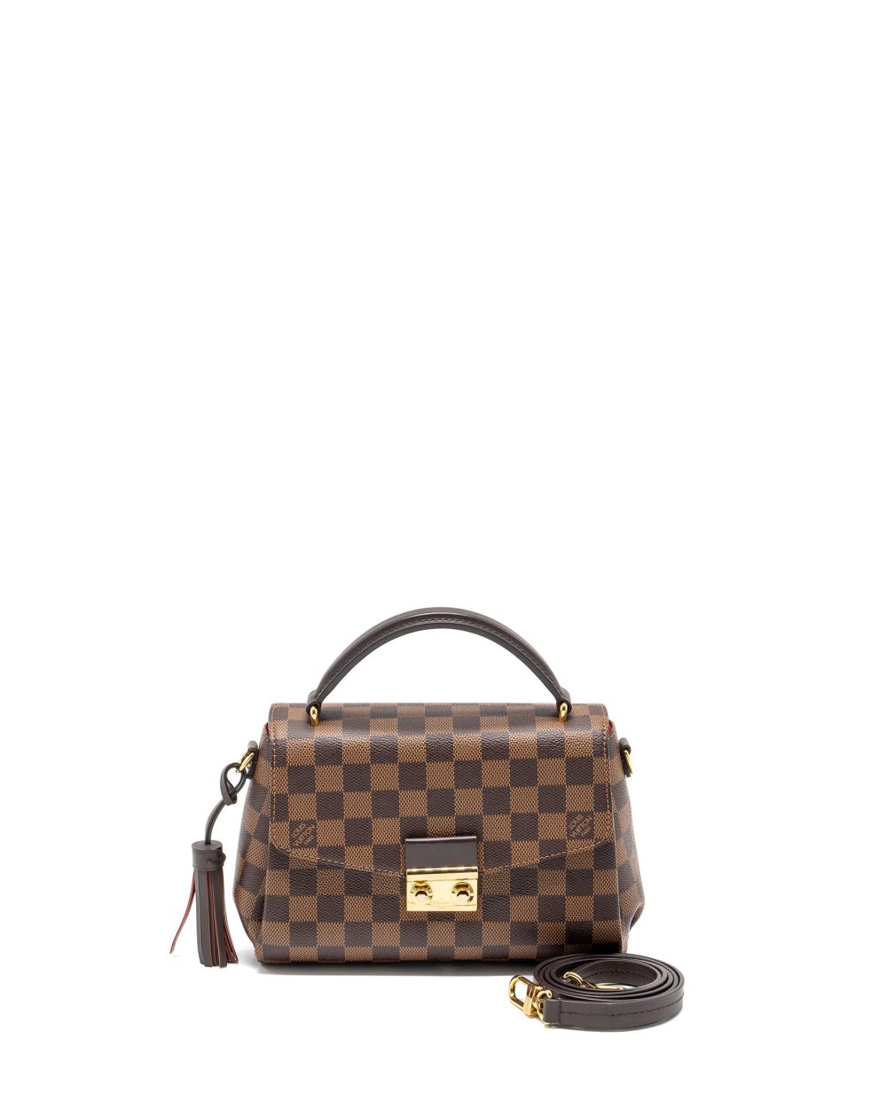 AAA Replica Louis Vuitton LV CROISETTE DAMIER EBENE CANVAS GHW