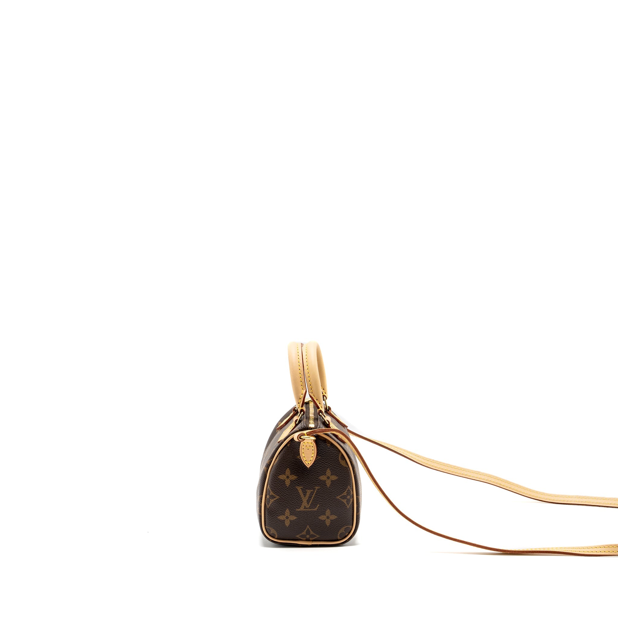 AAA Replica Louis Vuitton LV NANO SPEEDY MONOGRAM CANVAS GHW (OLD VERSION)