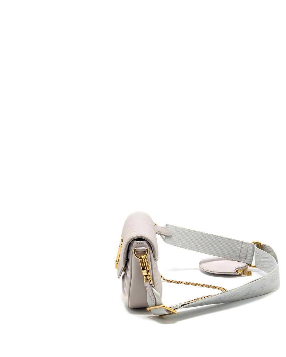 AAA Replica Louis Vuitton LV NEW WAVE MULTI POCHETTE CALFSKIN BRUME GHW