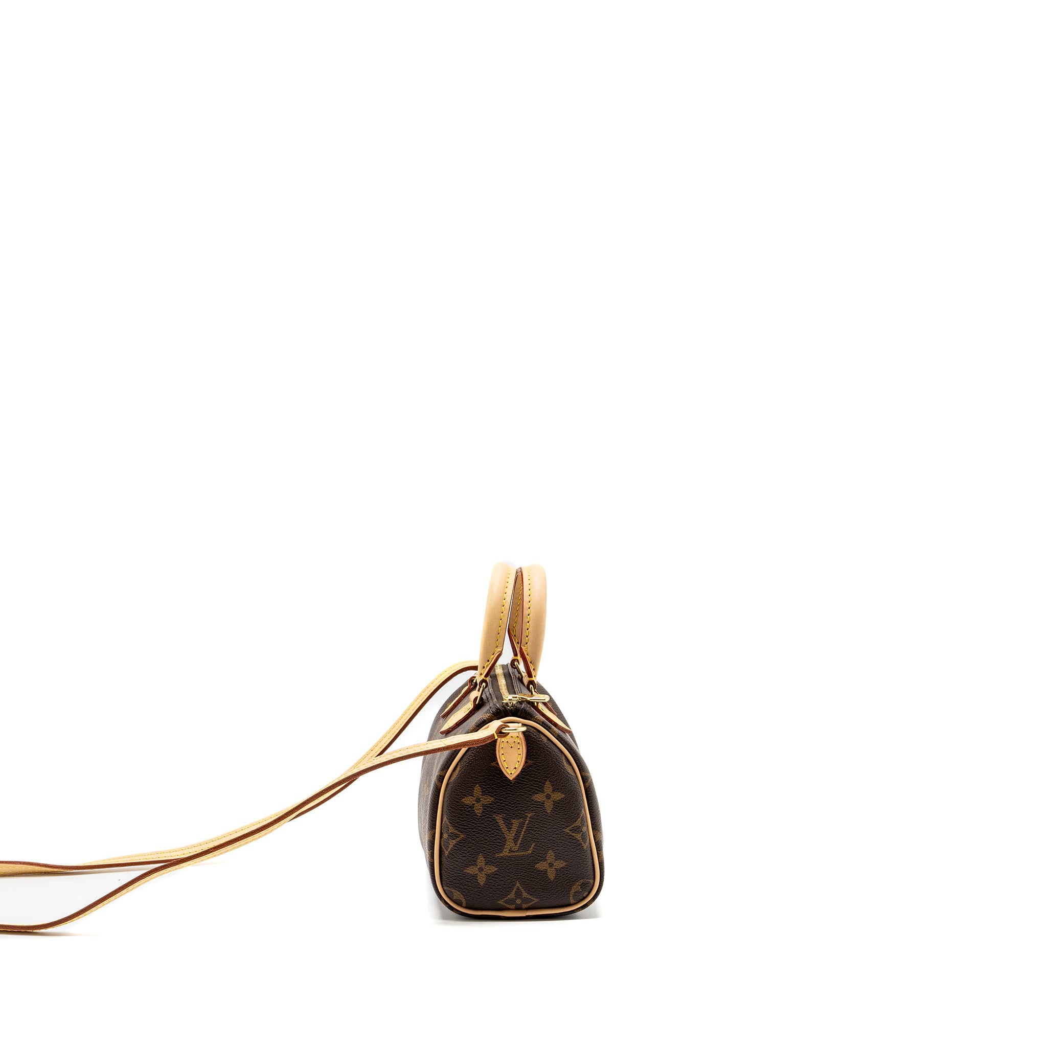 AAA Replica Louis Vuitton LV NANO SPEEDY MONOGRAM CANVAS GHW (OLD VERSION)