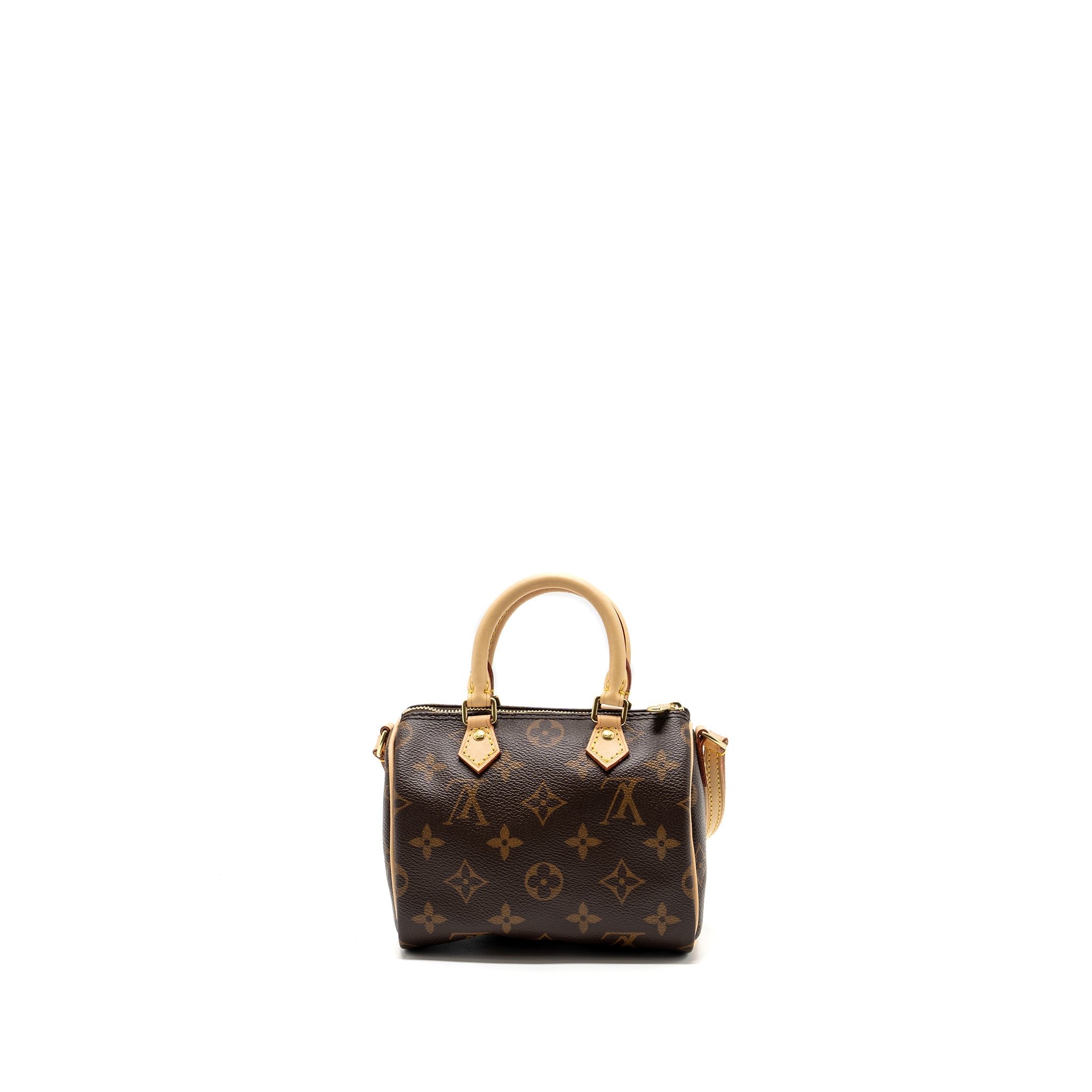 AAA Replica Louis Vuitton LV NANO SPEEDY MONOGRAM CANVAS GHW (OLD VERSION)