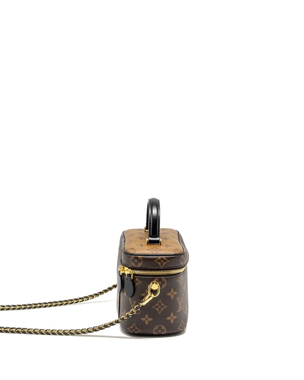 AAA Replica Louis Vuitton LV VANITY CASE PM MONOGRAM REVERSE CANVAS GHW