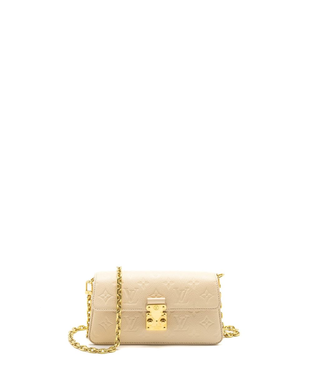 AAA Replica Louis Vuitton LV WALLET ON CHAIN MÉTIS MONOGRAM EMPREINTE CREAM GHW