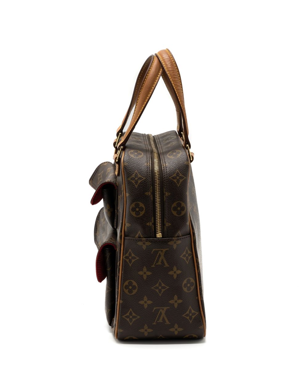 AAA Replica Louis Vuitton LV VINTAGE TOP HANDLE BAG MONOGRAM CANVAS GHW
