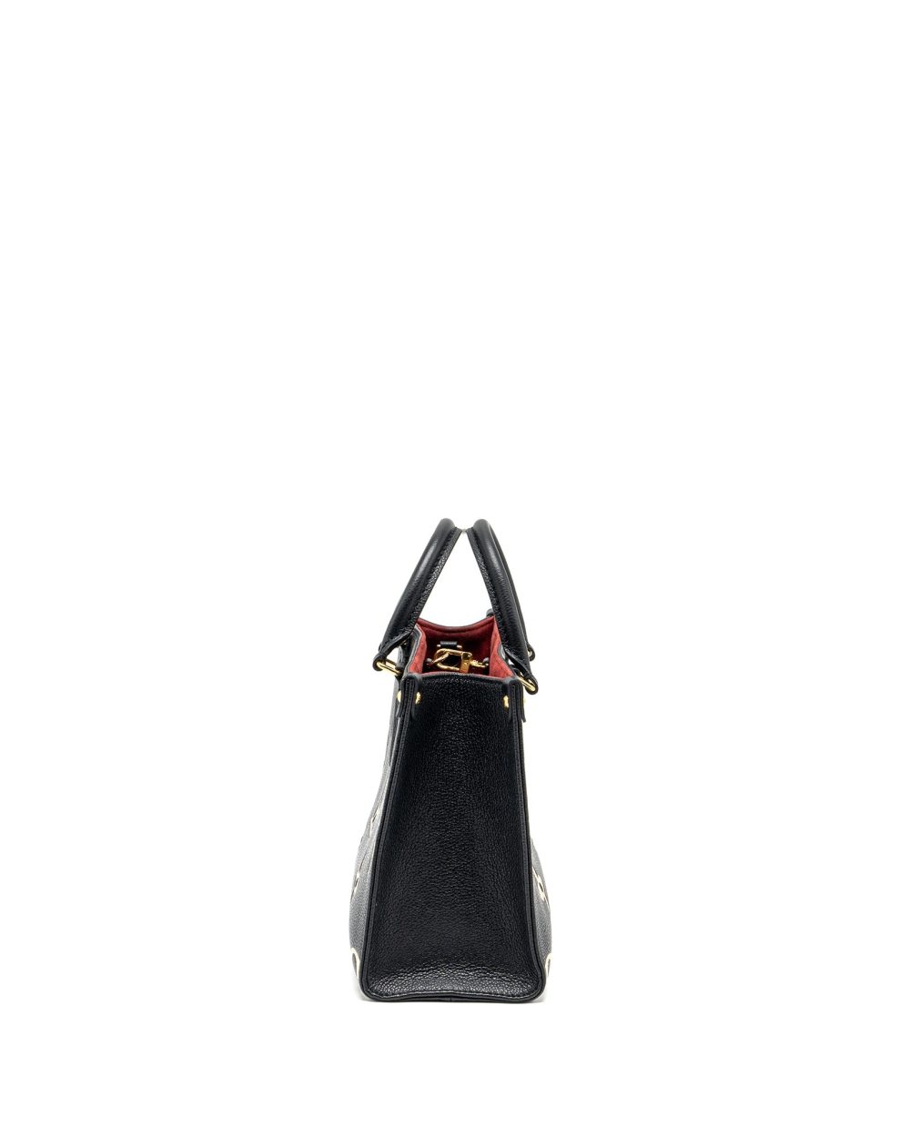 AAA Replica Louis Vuitton LV ONTHEGO PM BICOLOUR MONOGRAM EMPREINTE BLACK/BEIGE GHW