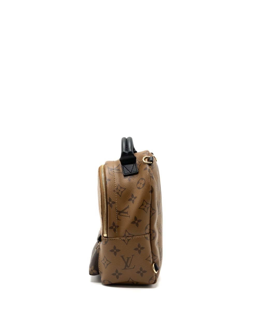 AAA Replica Louis Vuitton LV MINI PALM SPRING BACKPACK REVERSE MONOGRAM CANVAS GHW