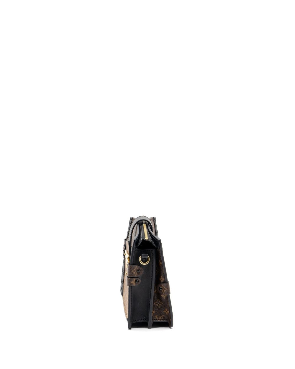 AAA Replica Louis Vuitton LV TRUNK CLUTCH MONOGRAM REVERSE CANVAS GHW