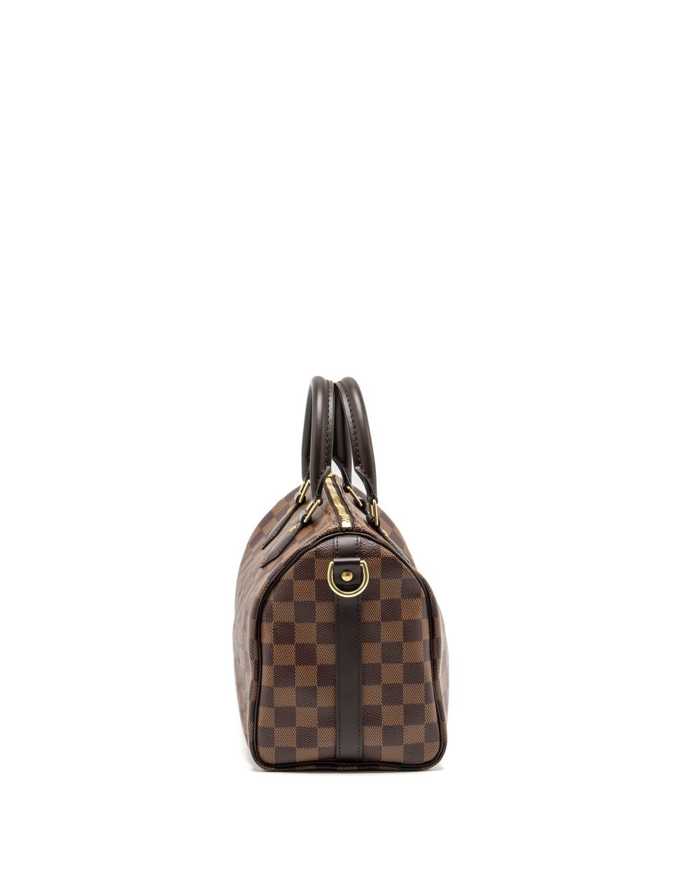 AAA Replica Louis Vuitton LV SPEEDY BANDOULIERE 25 DAMIER EBENE GHW