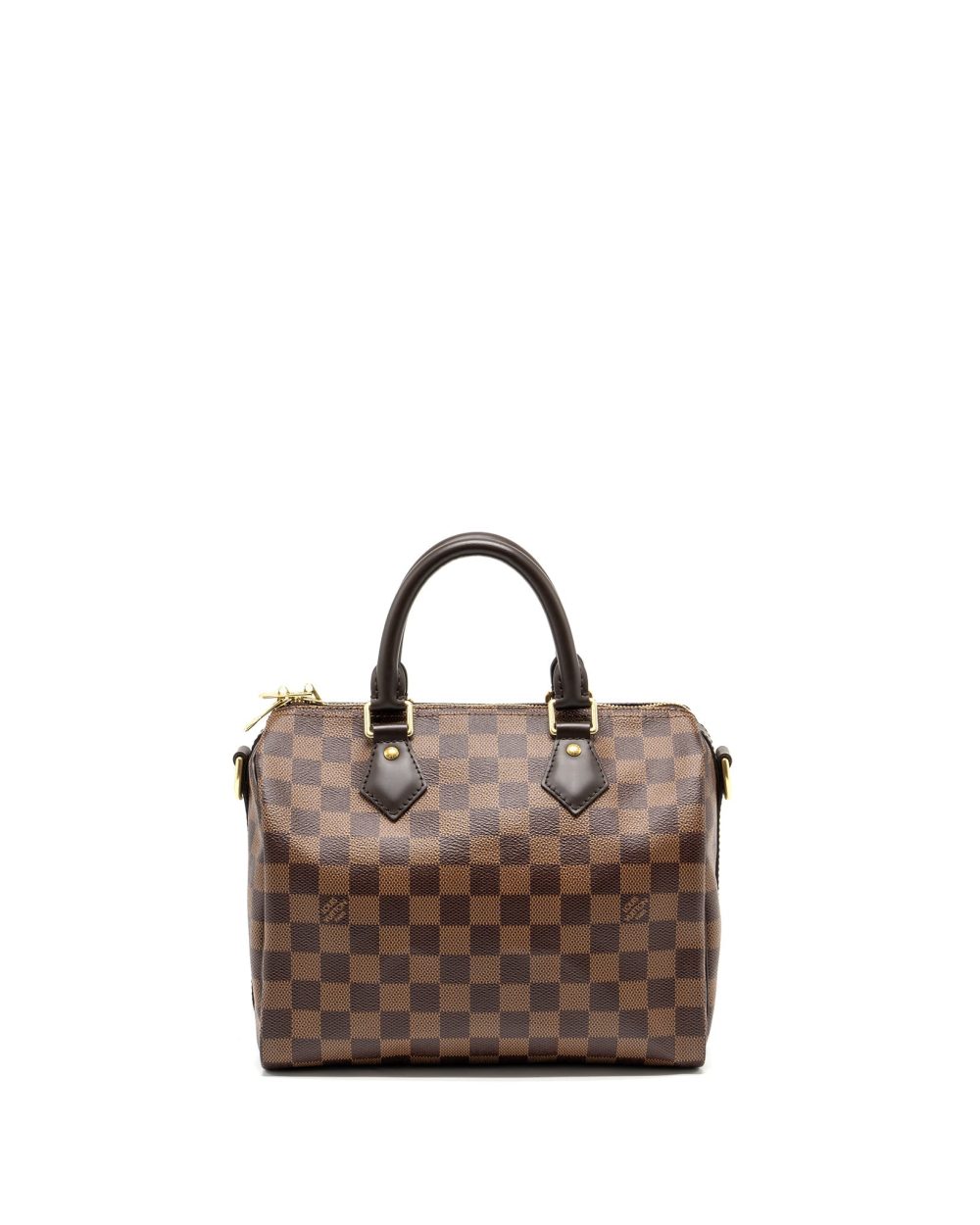 AAA Replica Louis Vuitton LV SPEEDY BANDOULIERE 25 DAMIER EBENE GHW