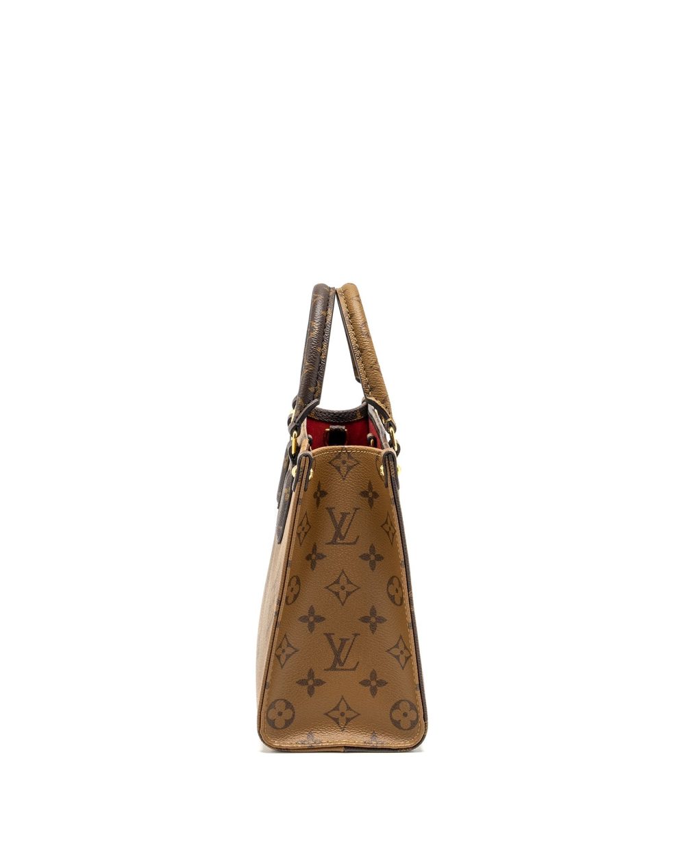 AAA Replica Louis Vuitton LV ONTHEGO PM MONOGRAM REVERSE CANVAS GHW 