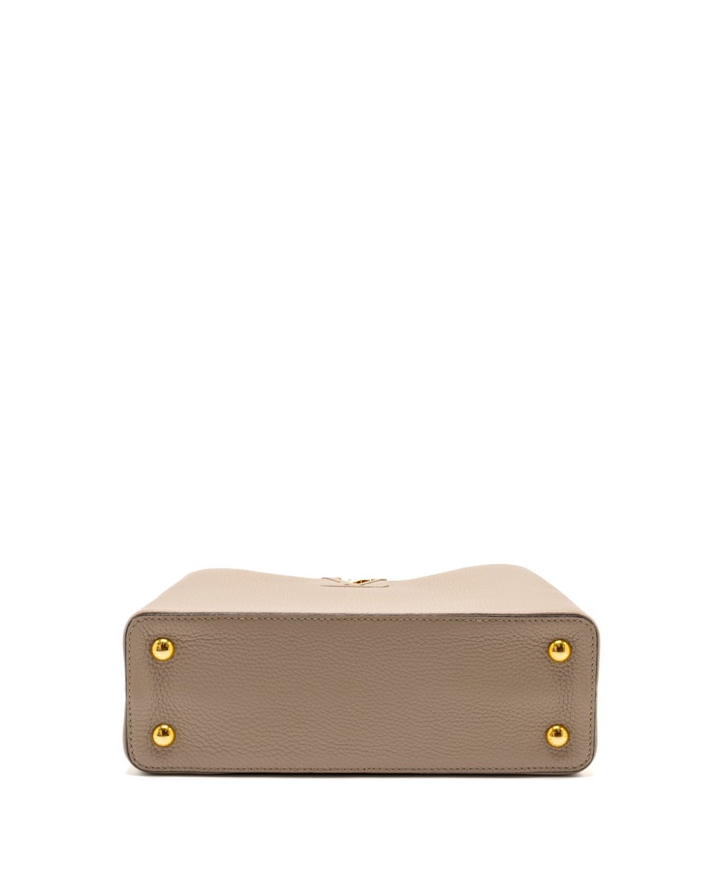 AAA Replica Louis Vuitton LV CAPUCINES PM CALFSKIN GREY GHW