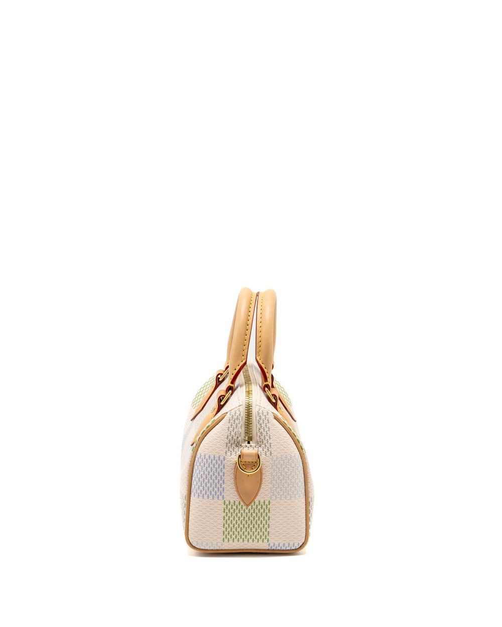 AAA Replica Louis Vuitton LV SPEEDY BANDOULIERE 20 AUTRES TOILES DAMIER MULTICOLOUR GHW 