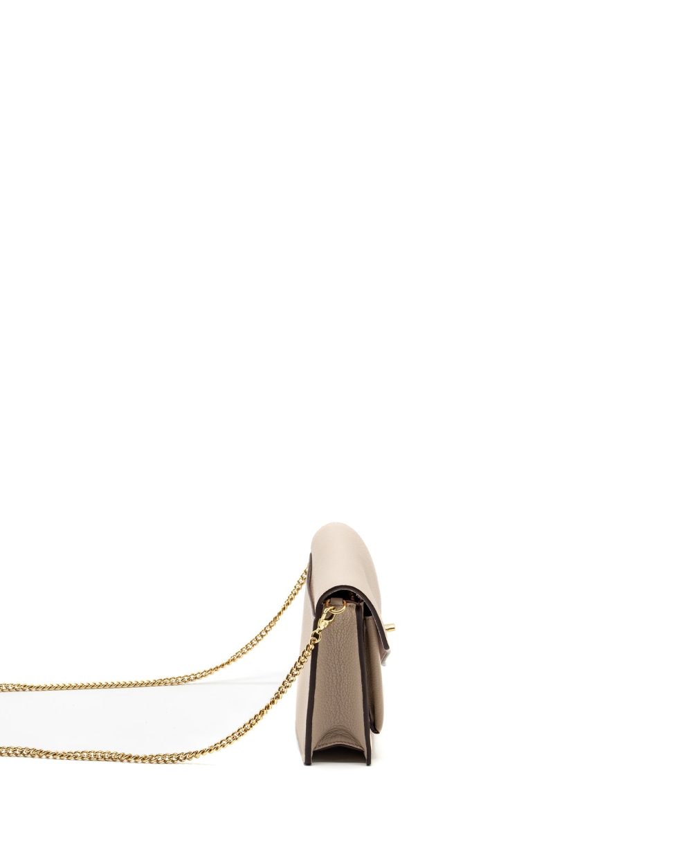 AAA Replica Louis Vuitton LV MYLOCKME CHAIN POCHETTE CALFSKIN GREIGE BEIGE GHW