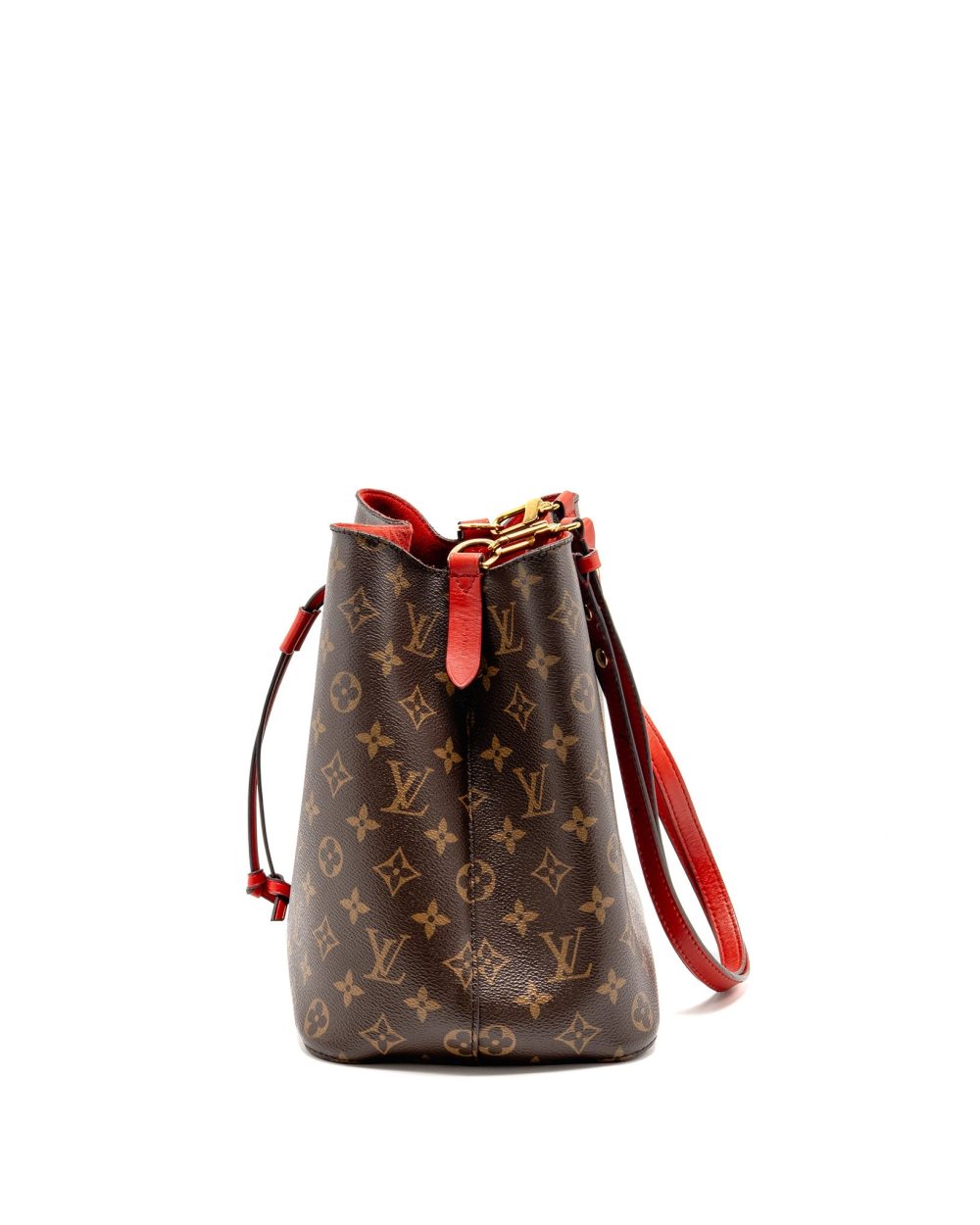 AAA Replica Louis Vuitton LV NEO NOE MONOGRAM CANVAS RED GHW
