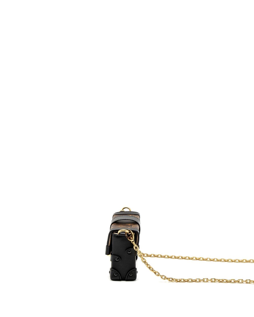 AAA Replica Louis Vuitton LV PETITE MALLE NECKLACE/MINI CHAIN BAG MONOGRAM CANVAS GHW