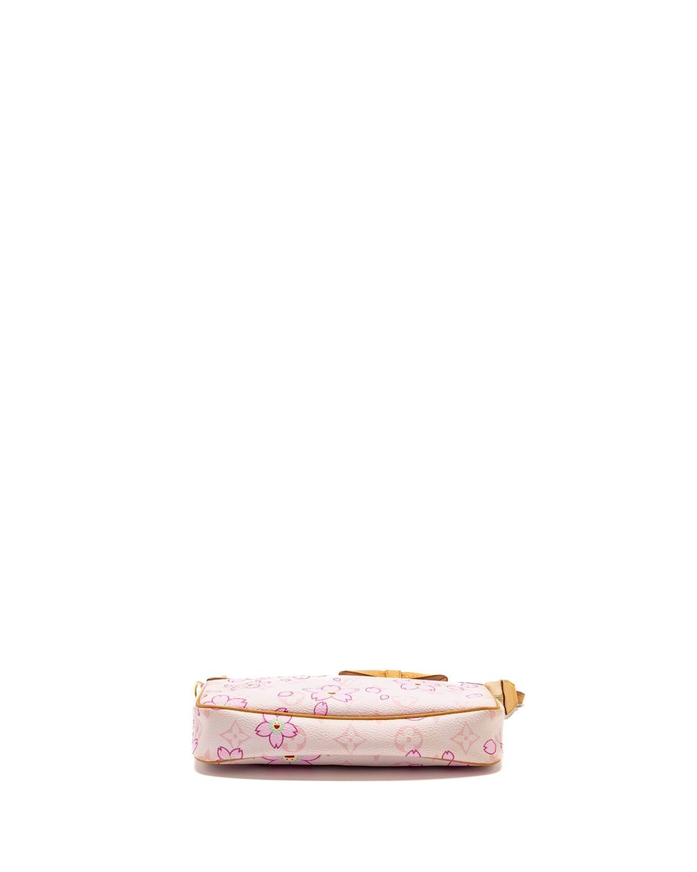 AAA Replica Louis Vuitton LV POCHETTE ACCESSORIES MURAKAMI CHERRY BLOSSOM PINK GHW