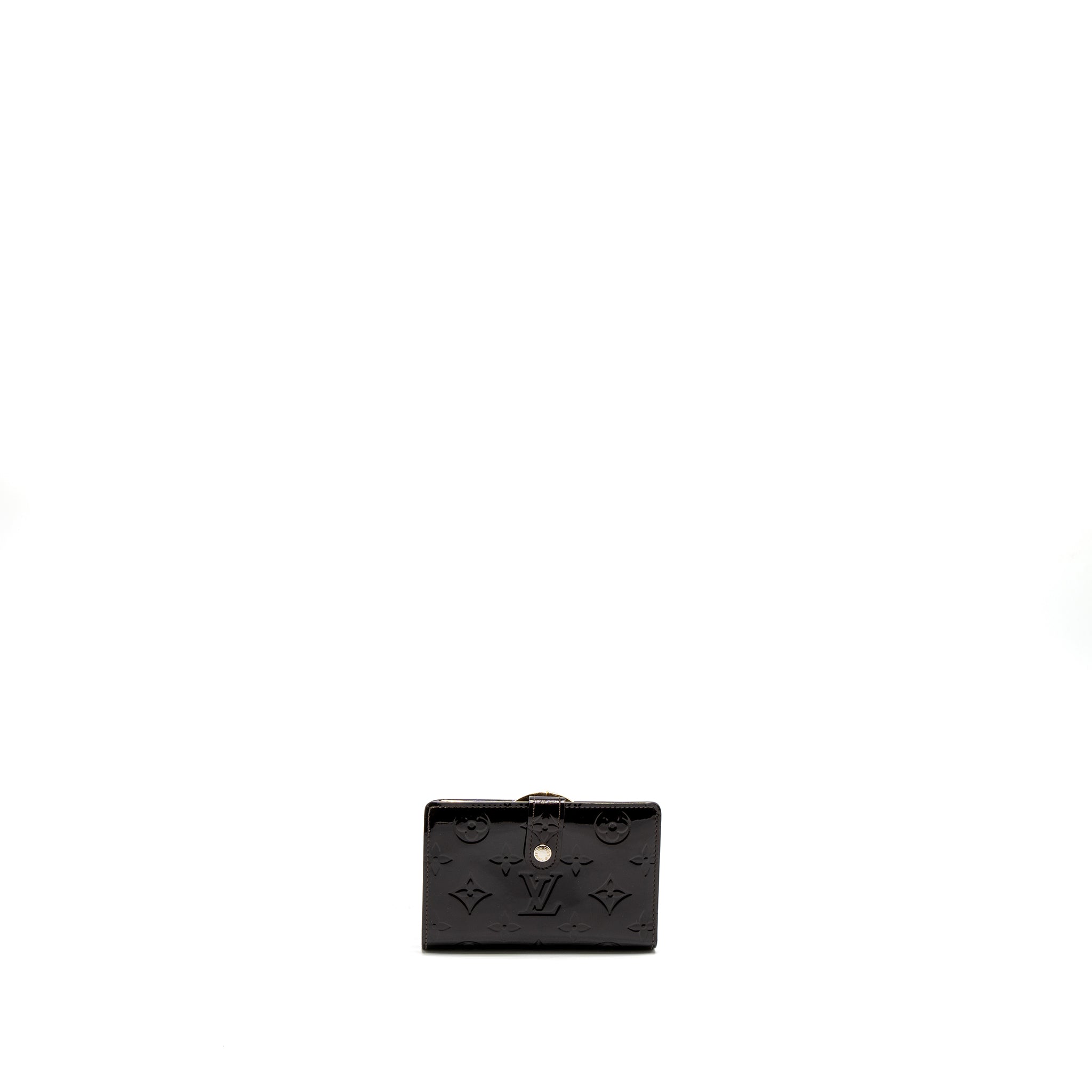 AAA Replica Louis Vuitton LV PORTEFEUILLE VIENNOIS PURSE WALLET MONOGRAM VERNIS AMARANTE GHW