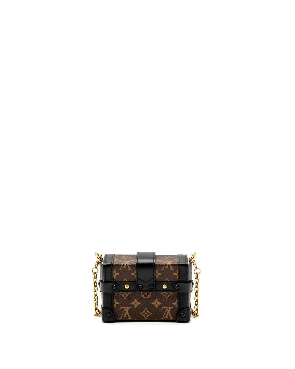 AAA Replica Louis Vuitton LV PETITE MALLE NECKLACE/MINI CHAIN BAG MONOGRAM CANVAS GHW
