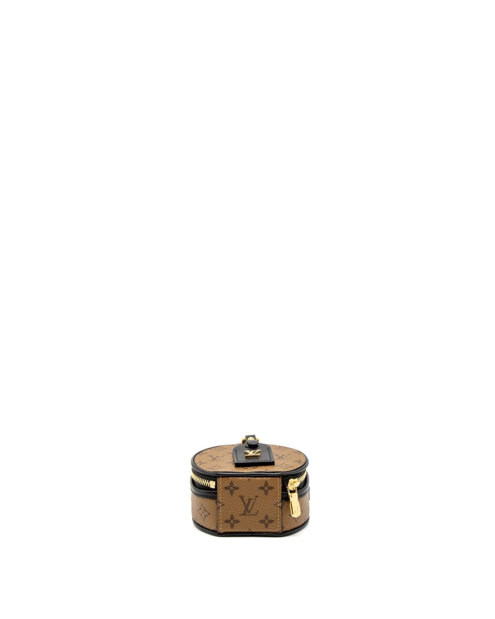 AAA Replica Louis Vuitton LV BOITE CHAPEAU NECKLACE/MINI CHAIN BAG MONOGRAM REVERSE CANVAS GHW