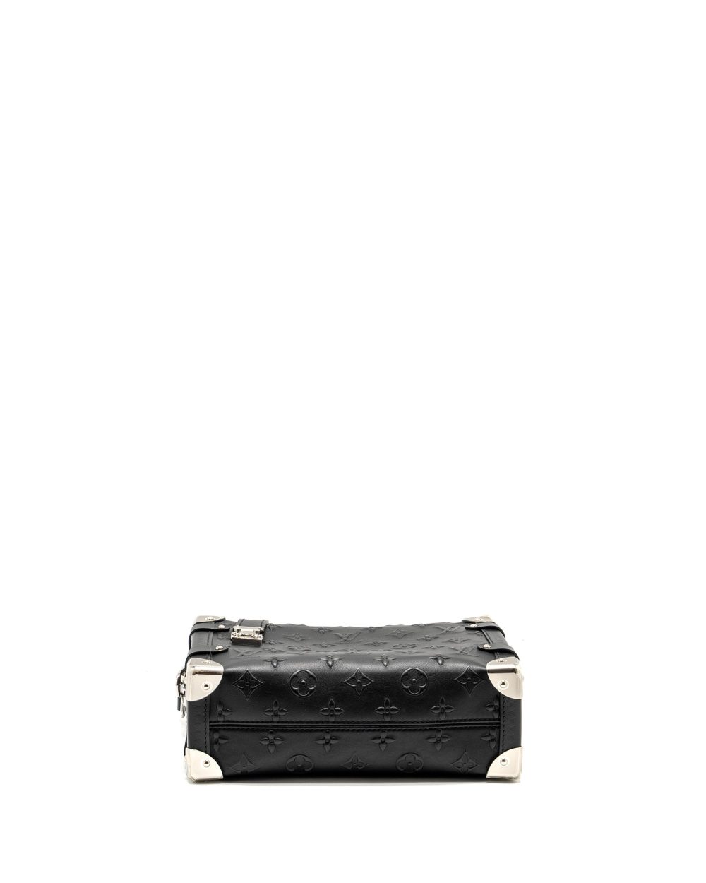 AAA Replica Louis Vuitton LV SIDE TRUNK MONOGRAM DEBOSSED CALFSKIN BLACK SHW