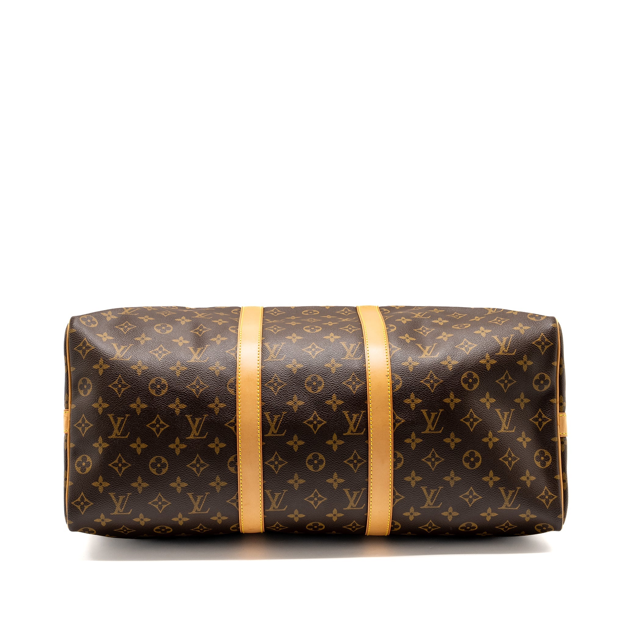 AAA Replica Louis Vuitton LV KEEPALL 50 BANDOULIRE MONOGRAM CANVAS GHW