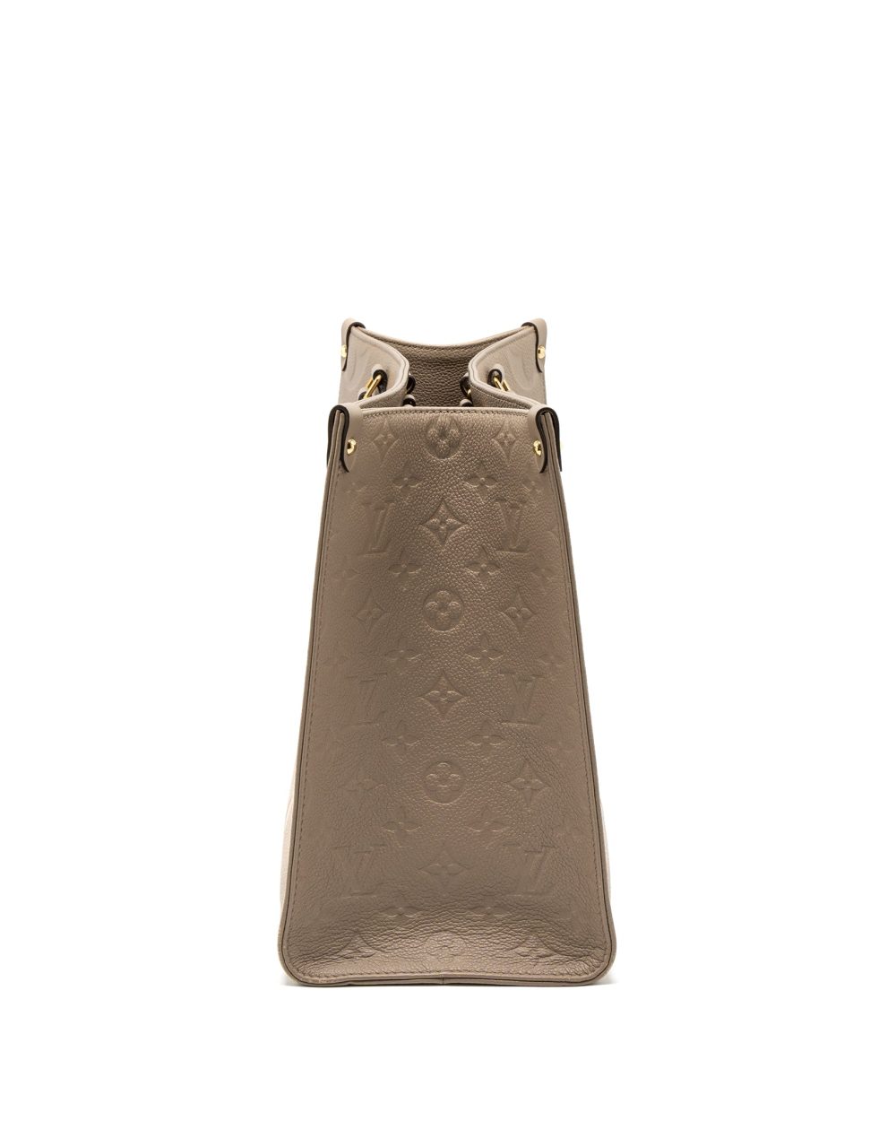AAA Replica Louis Vuitton LV ON THE GO MM MONOGRAM EMPREINTE TOURTERELLE GHW