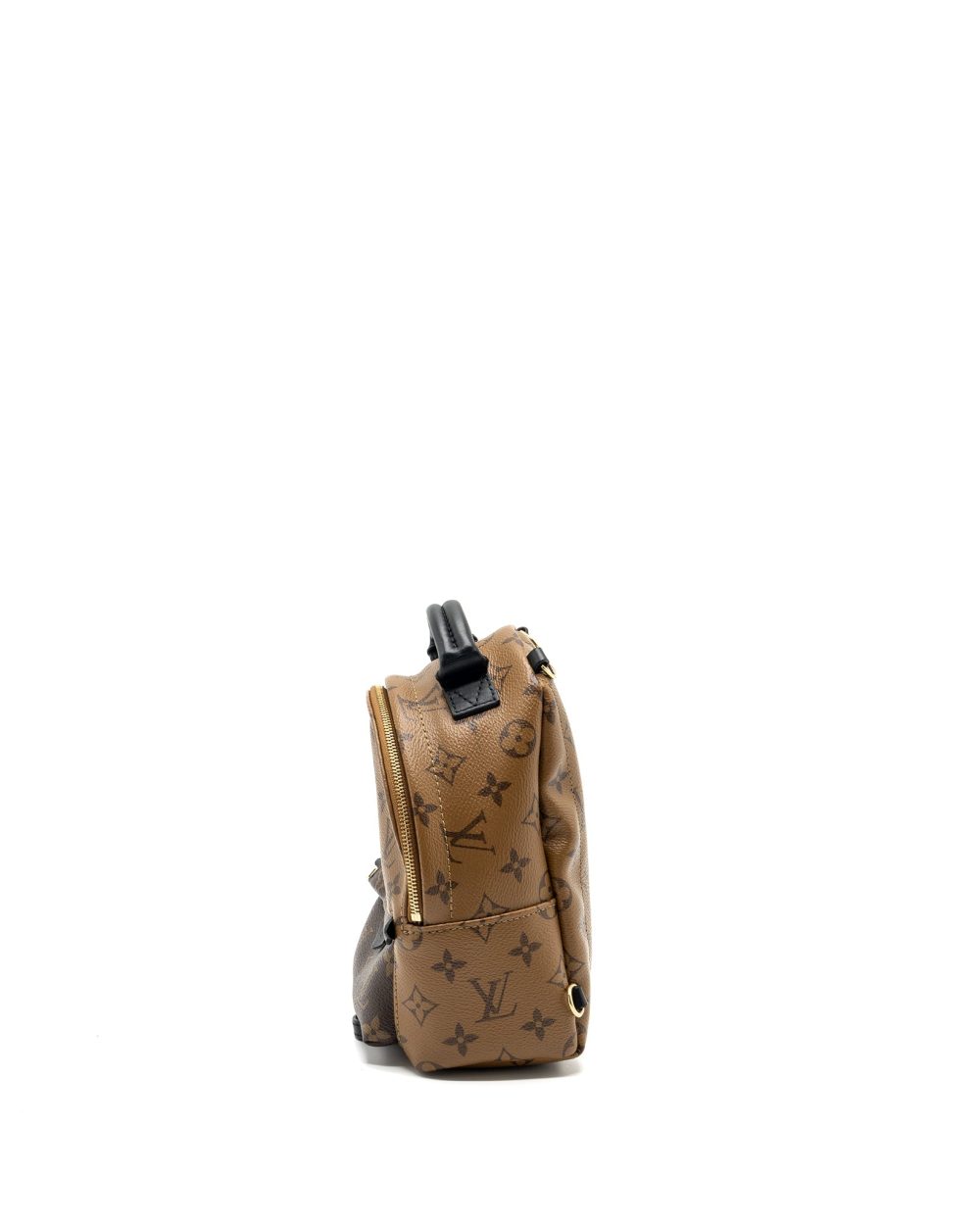 AAA Replica Louis Vuitton LV MINI PALM SPRING BACKPACK REVERSE MONOGRAM CANVAS GHW