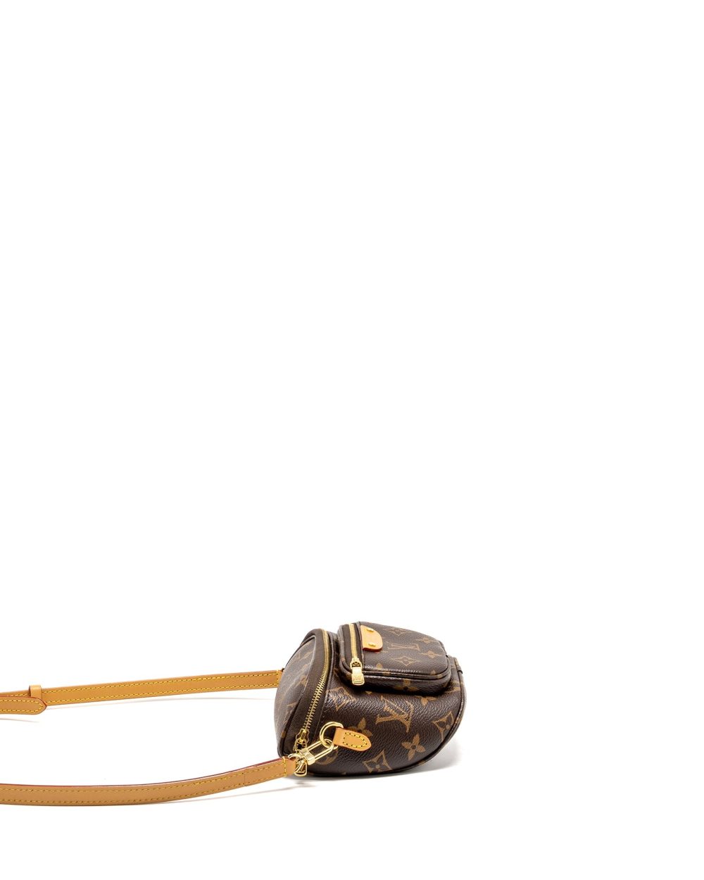 AAA Replica Louis Vuitton LV MINI BUMBAG MONOGRAM CANVAS GHW