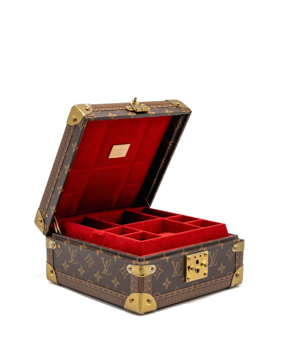 AAA Replica Louis Vuitton LV COFFRET JOAILLERIE MONOGRAM CANVAS ROUGE FUSION