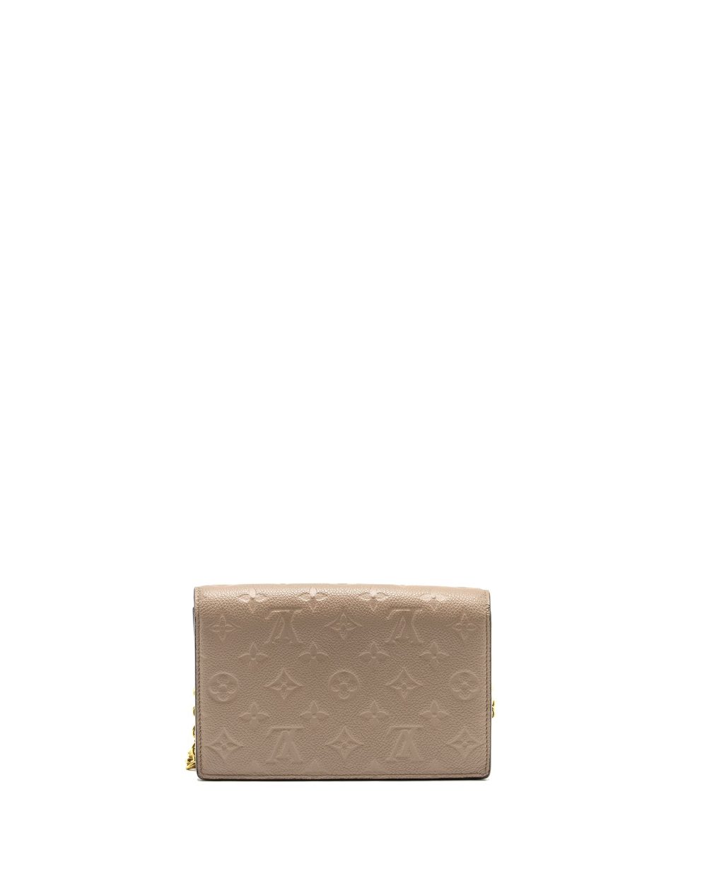 AAA Replica Louis Vuitton LV VAVIN CHAIN WALLET MONOGRAM EMPREINTE GREY GHW