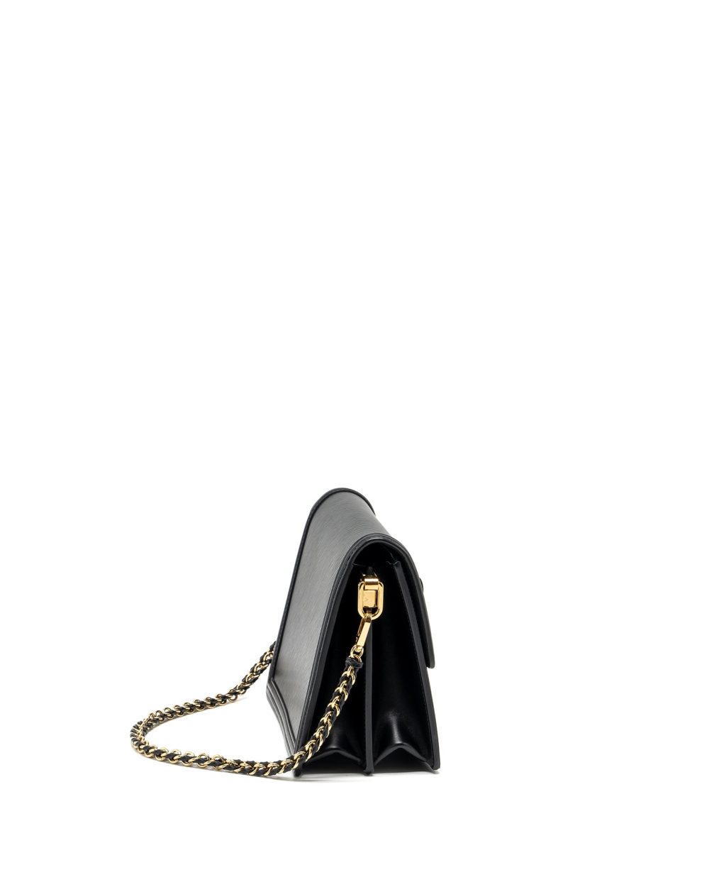 AAA Replica Louis Vuitton LV DAUPHINE MM EPI BLACK GHW