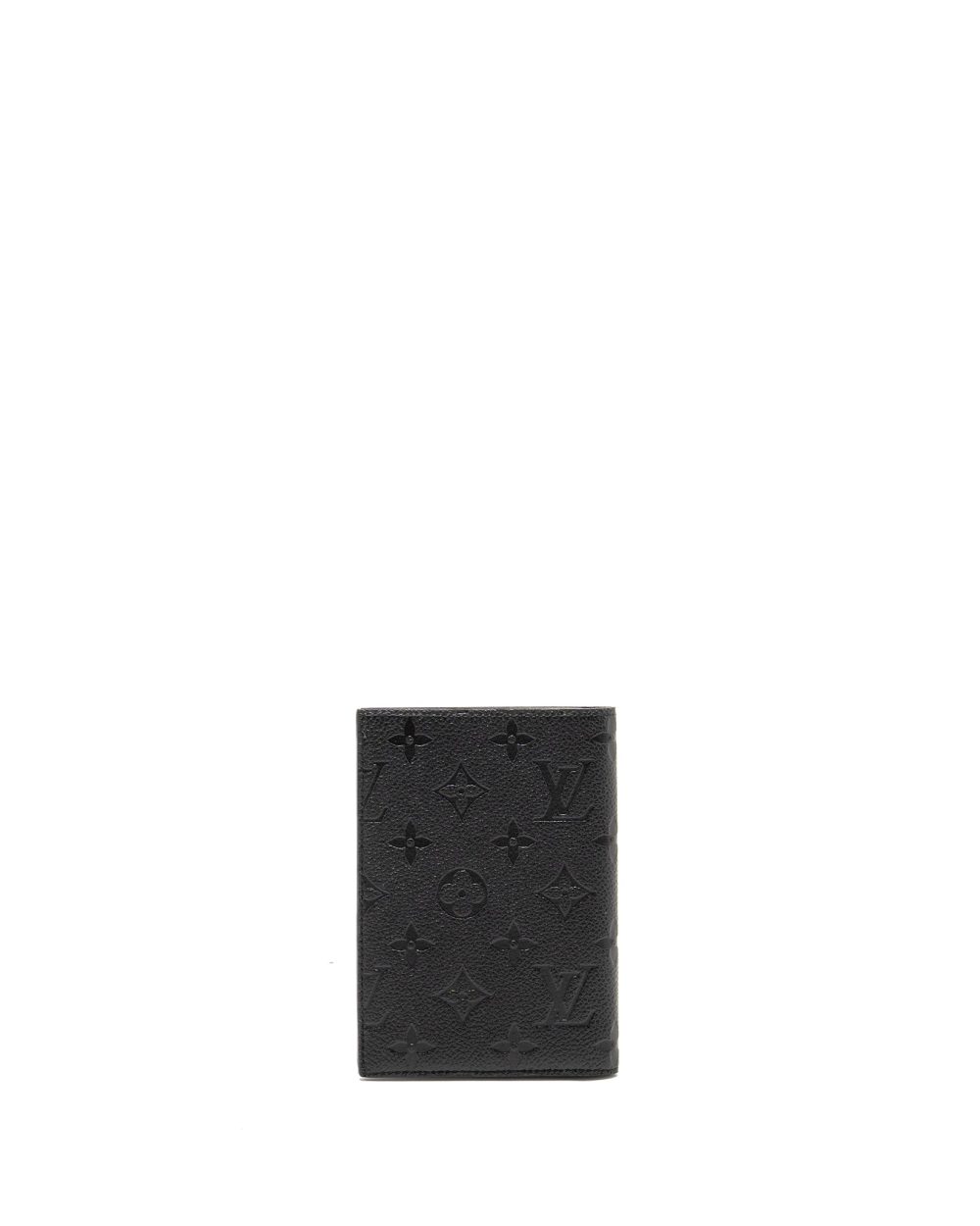 AAA Replica Louis Vuitton LV PASSPORT COVER MONOGRAM EMPREINTE LEATHER BLACK