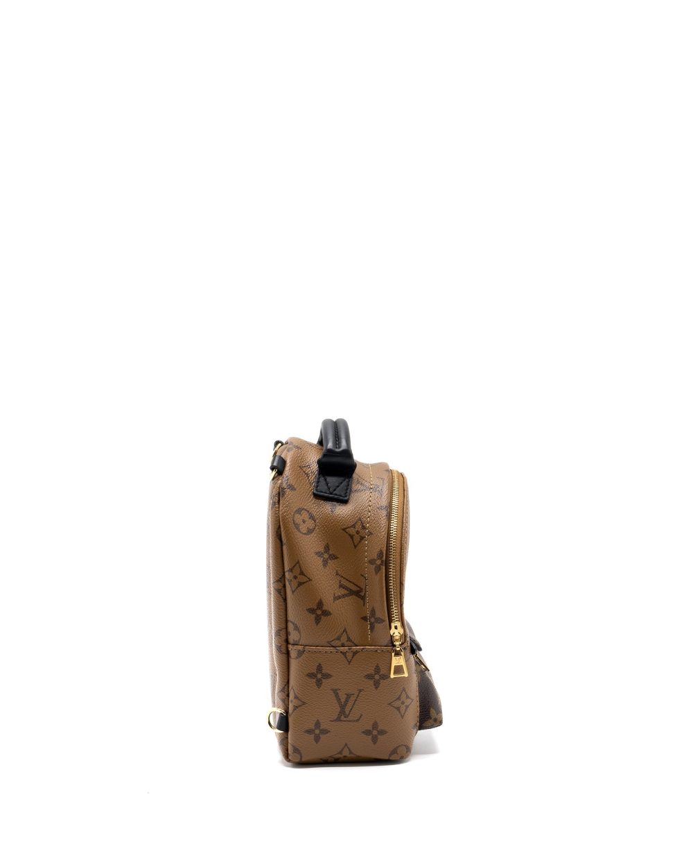 AAA Replica Louis Vuitton LV PALM SPRING MINI BACKPACK REVERSE MONOGRAM CANVAS GHW